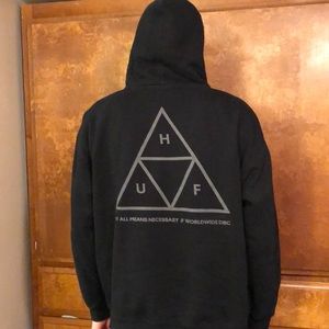 HUF Black Hoodie Men’s XL